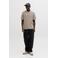 JACK & JONES relaxed polo gebreid beige