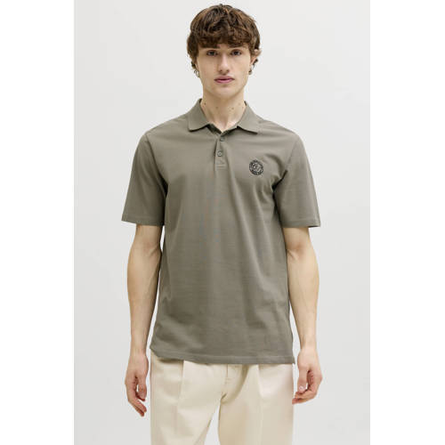 JACK & JONES regular polo groen afbeelding