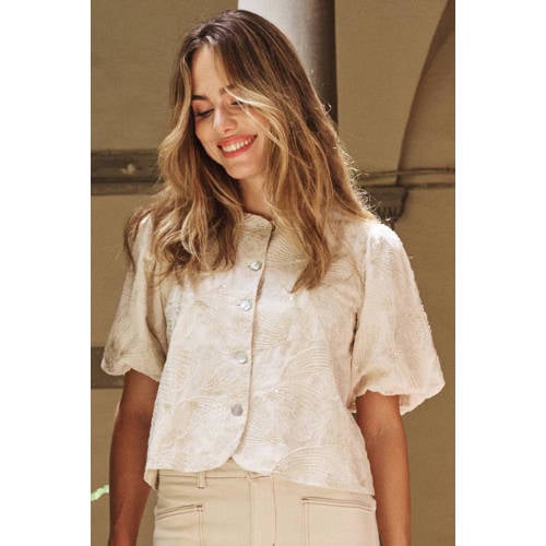 Esqualo blouse ecru afbeelding