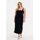 YOEK midi jurk donkerblauw