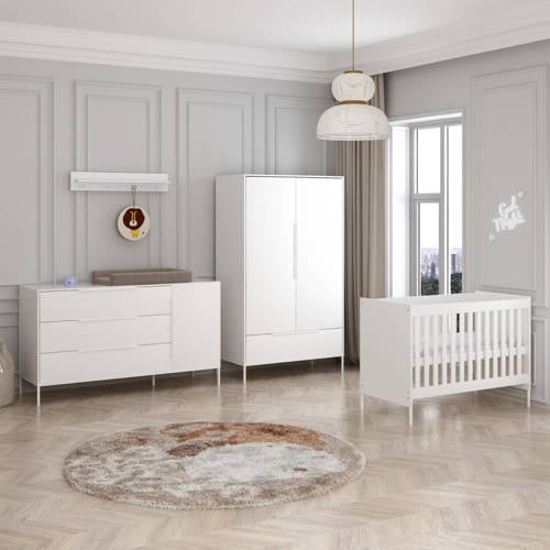 Born Lucky Babykamer Santiago Wit XL 3-Delig afbeelding