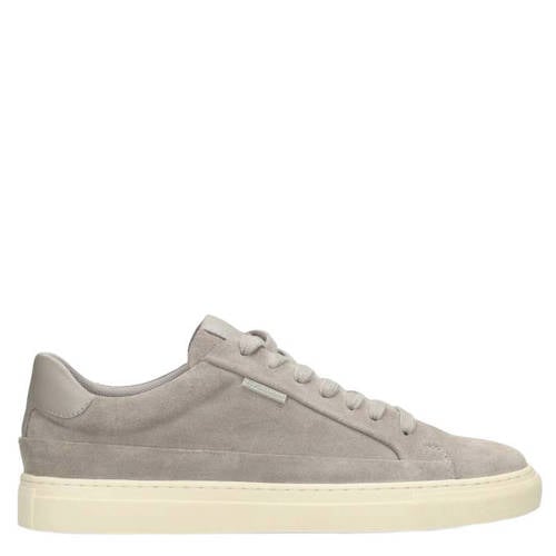 PS Poelman Nero suède sneakers grijs afbeelding