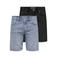 ONLY & SONS ONSWEFT denim regular short multi - (set van 2)