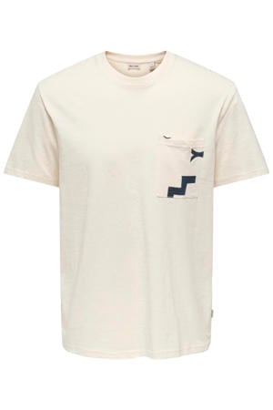 regular T-shirt ecru