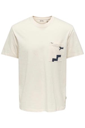 regular T-shirt ecru