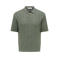ONLY & SONS regular polo met linnen gebreid groen