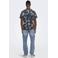 ONLY & SONS regular T-shirt donkerblauw