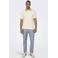 ONLY & SONS ONSMARK tapered chino met linnen blauw