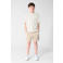Shoeby gestreepte sweatshort - zand
