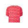 Shoeby rechtvallend blousetop met print - rood