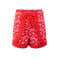 Shoeby regular fit casual short met print - rood