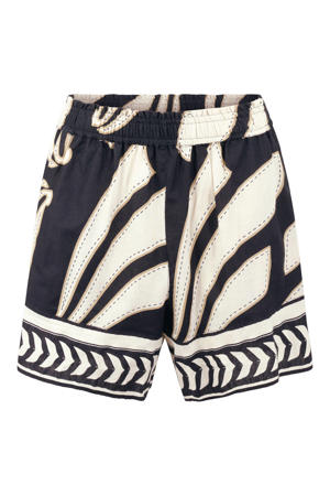 regular high waist casual short zwart