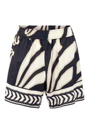 regular high waist casual short zwart