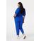 MS Mode slim regular waist broek blauw