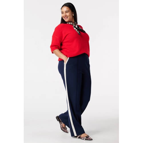 MS Mode gebreide trui rood afbeelding