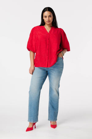 blouse rood