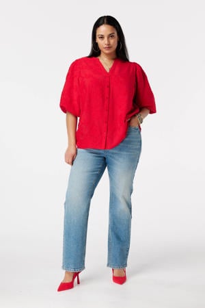 blouse rood