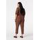 MS Mode slim regular waist broek bruin