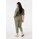 MS Mode slim regular waist broek kaki