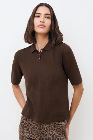 polo donkerbruin