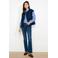 LOLALIZA teddy gilet donkerblauw