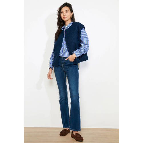 LOLALIZA teddy gilet donkerblauw afbeelding