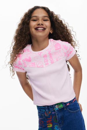 T-shirt lichtroze