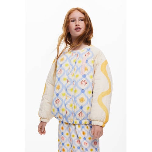 Desigual gewatteerde jas ecru afbeelding