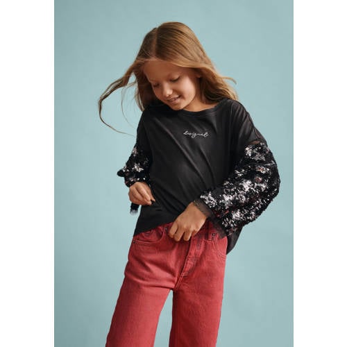 Desigual straight leg jeans rood afbeelding