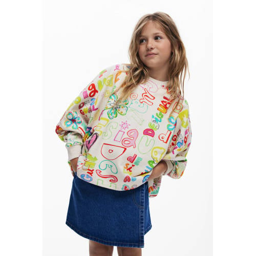Desigual sweater ecru afbeelding