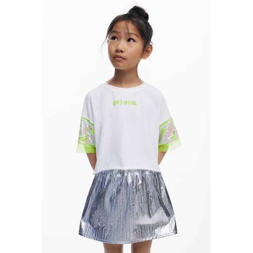 Desigual T-shirt wit afbeelding