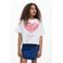Desigual T-shirt met hartjes wit
