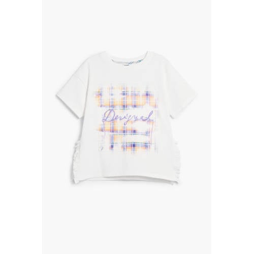 Desigual T-shirt wit afbeelding