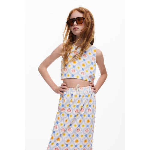 Desigual cropped top ecru afbeelding