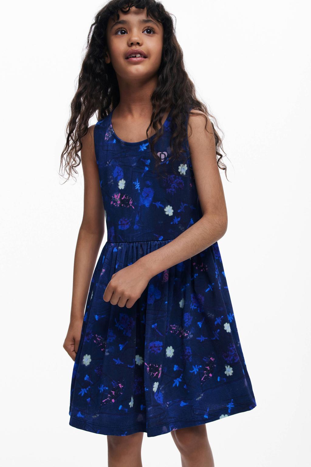 Desigual A-lijn jurk donkerblauw