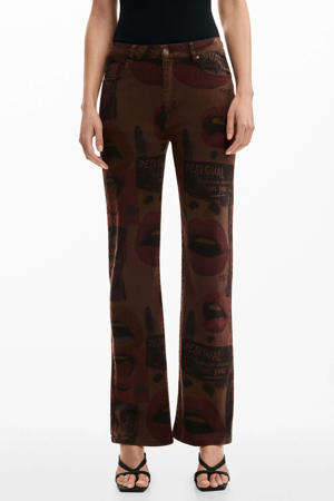 straight leg jeans bruin