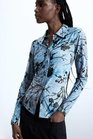 blouse lichtblauw