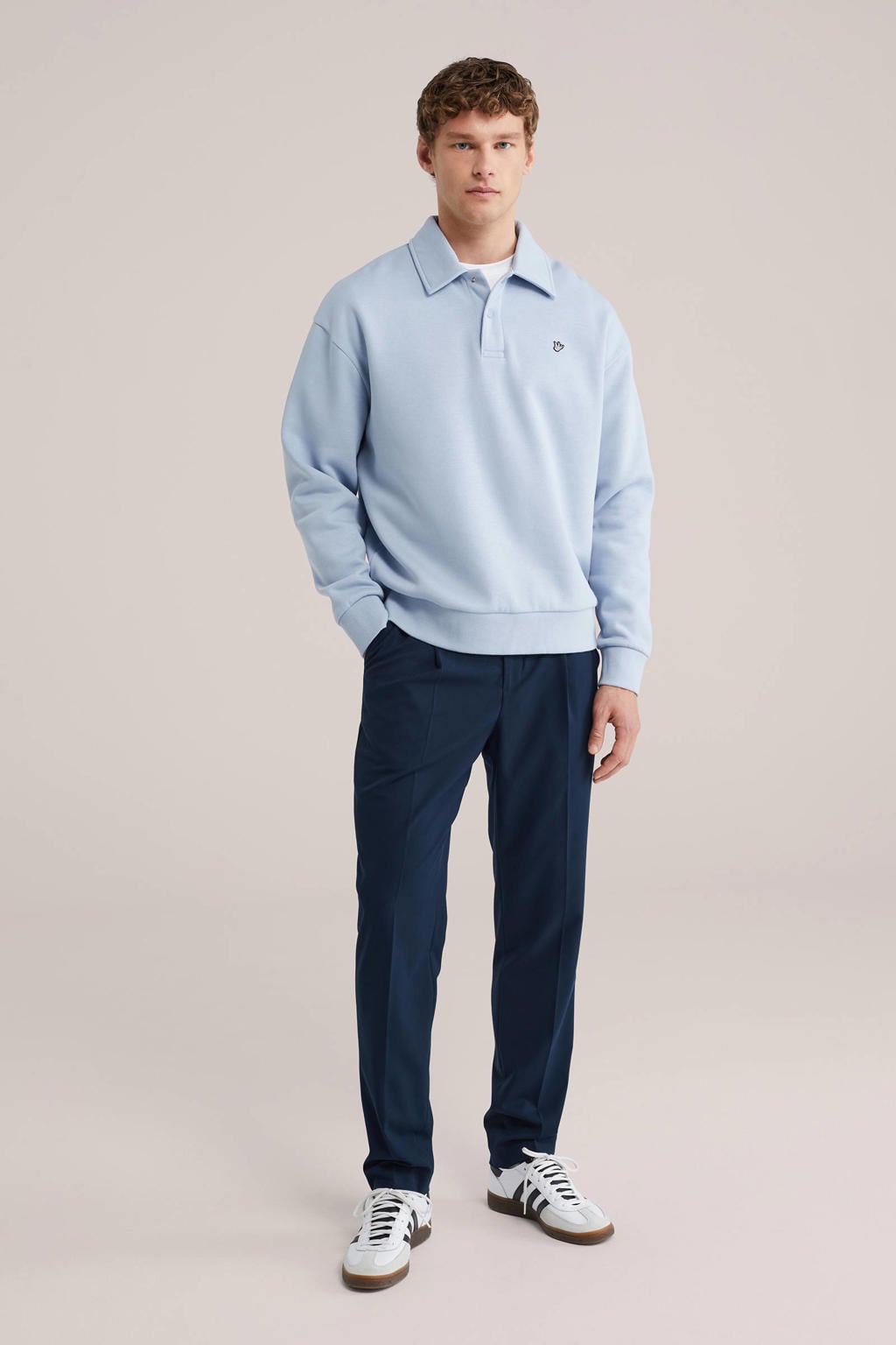 WE Fashion sweater lichtblauw
