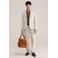 WE Fashion colbert met linnen ecru