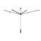 Leifheit droogmolen Linomatic plus 500 antraciet incl. bodemhuls - 50 m
