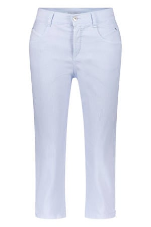 denim slim regular waist broek lichtblauw