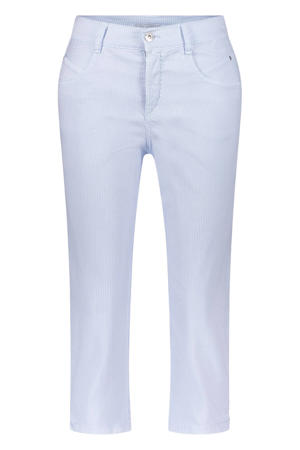 denim slim regular waist broek lichtblauw