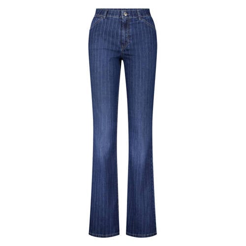 gardeur flared jeans dark blue denim afbeelding