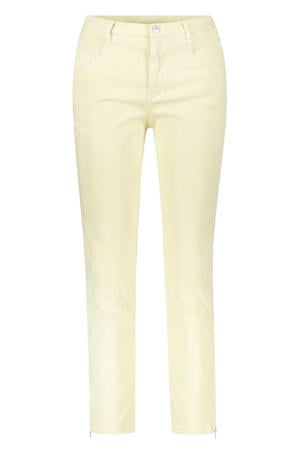 slim fit jeans lichtgeel