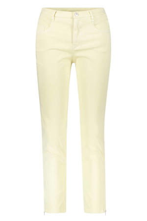 slim fit jeans lichtgeel