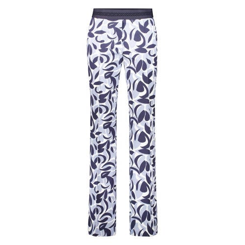 gardeur regular waist flared broek blauw afbeelding