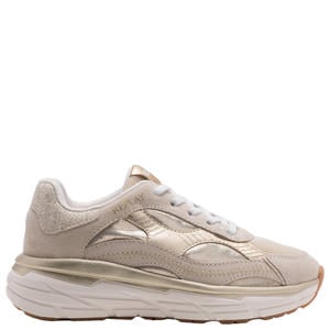 Christal JR10 sneakers lichtbeige/lichtgoud