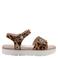 REPLAY sandalen bruin/panterprint