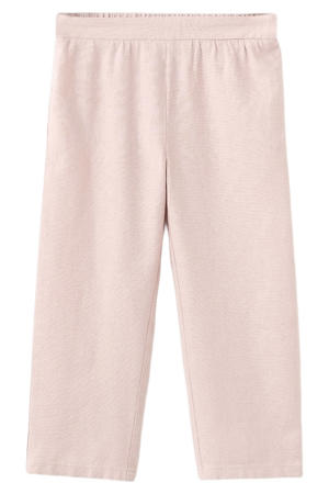 linnen casual broek lichtroze