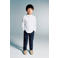 Mango Kids chino donkerblauw